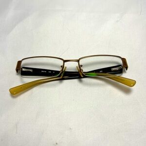 BOGO Calvin Klein Gold Half-Rim Eyeglasses - Frames Only